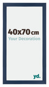 Mura MDF Cornice 40x70cm Blu Scuro Spazzato Davanti Dimensione | Yourdecoration.it