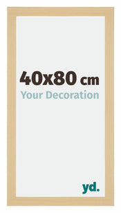 Mura MDF Cornice 40x80cm Acero Decorativo Davanti Dimensione | Yourdecoration.it