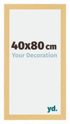 Mura MDF Cornice 40x80cm Faggio Decorativo Davanti Dimensione | Yourdecoration.it