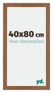 Mura MDF Cornice 40x80cm Rovere Rustico Davanti Dimensione | Yourdecoration.it