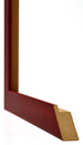 Mura MDF Cornice 42x59 4cm Vino Rosso Spazzato Dettaglio Intersezione | Yourdecoration.it