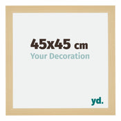 Mura MDF Cornice 45x45cm Acero Decorativo Davanti Dimensione | Yourdecoration.it