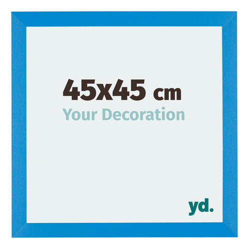 Mura MDF Cornice 45x45cm Blu Acceso Davanti Dimensione | Yourdecoration.it