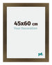 Mura MDF Cornice 45x60cm Bronzo Decorativo Davanti Dimensione | Yourdecoration.it