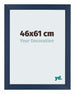 Mura MDF Cornice 46x61cm Azul Oscuro Barrido Davanti Dimensione | Yourdecoration.it