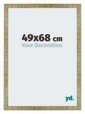 Mura MDF Cornice 49x68cm Oro Antico Davanti Dimensione | Yourdecoration.it