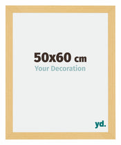 Mura MDF Cornice 50x60cm Faggio Decorativo Davanti Dimensione | Yourdecoration.it