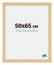 Mura MDF Cornice 50x65cm Acero Decorativo Davanti Dimensione | Yourdecoration.it