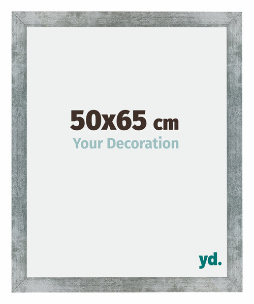 Mura MDF Cornice 50x65cm Ferro Spazzato Davanti Dimensione | Yourdecoration.it