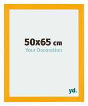 Mura MDF Cornice 50x65cm Giallo Davanti Dimensione | Yourdecoration.it