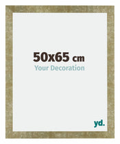 Mura MDF Cornice 50x65cm Oro Antico Davanti Dimensione | Yourdecoration.it