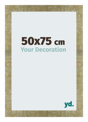 Mura MDF Cornice 50x75cm Oro Antico Davanti Dimensione | Yourdecoration.it