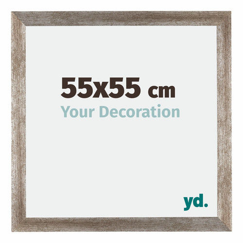 Mura MDF Cornice 55x55cm Metallo Vintage Davanti Dimensione | Yourdecoration.it