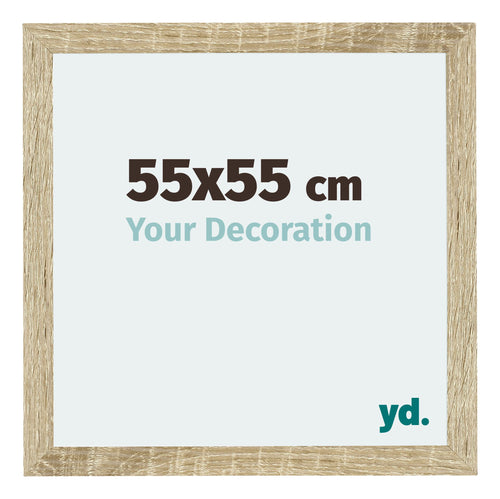 Mura MDF Cornice 55x55cm Rovere Davanti Dimensione | Yourdecoration.it