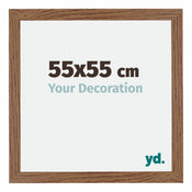 Mura MDF Cornice 55x55cm Rovere Rustico Davanti Dimensione | Yourdecoration.it