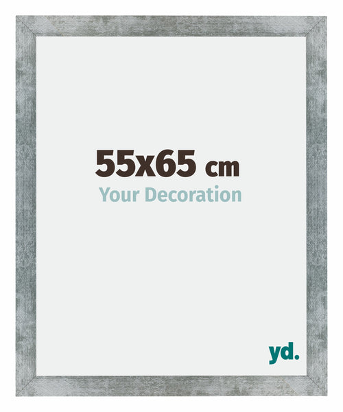 Mura MDF Cornice 55x65cm Ferro Spazzato Davanti Dimensione | Yourdecoration.it