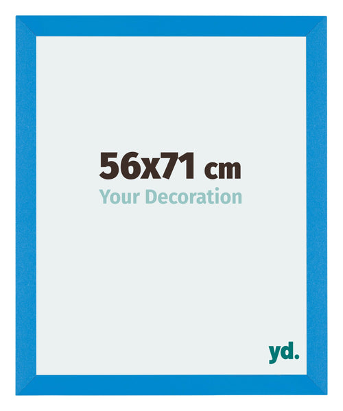 Mura MDF Cornice 56x71cm Blu Acceso Davanti Dimensione | Yourdecoration.it