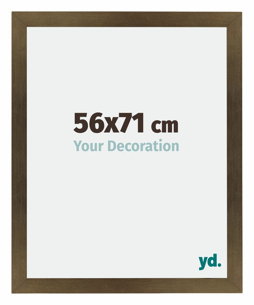 Mura MDF Cornice 56x71cm Bronzo Decorativo Davanti Dimensione | Yourdecoration.it