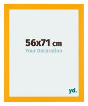 Mura MDF Cornice 56x71cm Giallo Davanti Dimensione | Yourdecoration.it