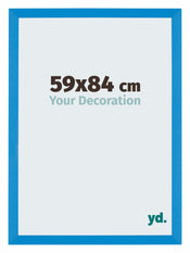 Mura MDF Cornice 59x84cm Blu Acceso Davanti Dimensione | Yourdecoration.it