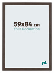 Mura MDF Cornice 59x84cm Quercia Scura Davanti Dimensione | Yourdecoration.it