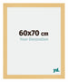 Mura MDF Cornice 60x70cm Faggio Decorativo Davanti Dimensione | Yourdecoration.it