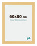 Mura MDF Cornice 60x80cm Faggio Decorativo Davanti Dimensione | Yourdecoration.it