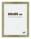Mura MDF Cornice 60x80cm Oro Antico Davanti Dimensione | Yourdecoration.it