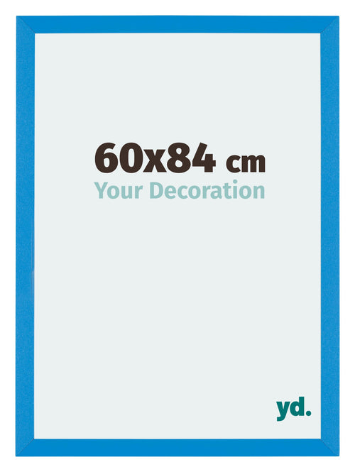 Mura MDF Cornice 60x84cm Blu Acceso Davanti Dimensione | Yourdecoration.it