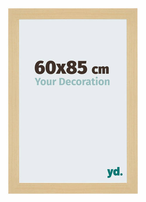 Mura MDF Cornice 60x85cm Acero Decorativo Davanti Dimensione | Yourdecoration.it