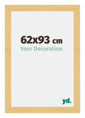 Mura MDF Cornice 62x93cm Faggio Decorativo Davanti Dimensione | Yourdecoration.it