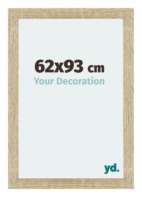 Mura MDF Cornice 62x93cm Rovere Davanti Dimensione | Yourdecoration.it