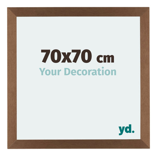 Mura MDF Cornice 70x70cm Rame Decorativo Davanti Dimensione | Yourdecoration.it