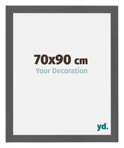 Mura MDF Cornice 70x90cm Antracite Dimensione | Yourdecoration.it