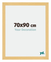 Mura MDF Cornice 70x90cm Faggio Decorativo Davanti Dimensione | Yourdecoration.it