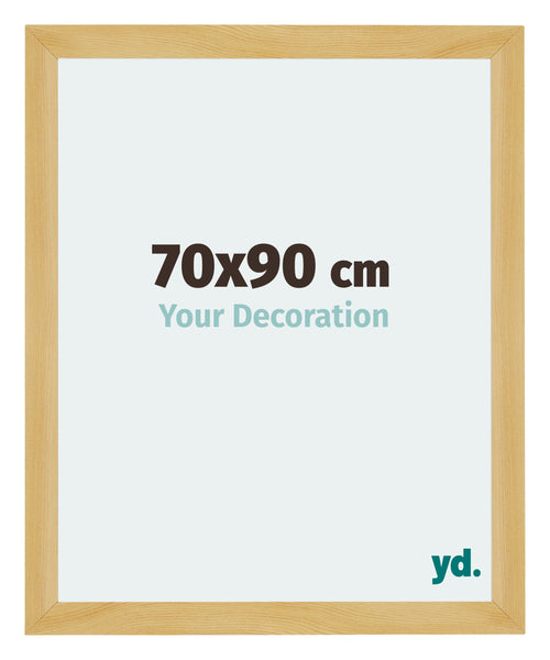 Mura MDF Cornice 70x90cm Pino Decorativo Davanti Dimensione | Yourdecoration.it