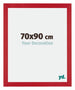 Mura MDF Cornice 70x90cm Rosso Davanti Dimensione | Yourdecoration.it