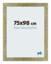 Mura MDF Cornice 75x98cm Oro Antico Davanti Dimensione | Yourdecoration.it