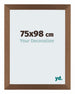 Mura MDF Cornice 75x98cm Rame decorativo Davanti Dimensione | Yourdecoration.it