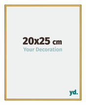 New York Alluminio Cornice 20x25cm Oro Lucido Davanti Dimensione | Yourdecoration.it