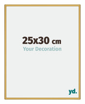 New York Alluminio Cornice 25x30cm Oro Lucido Davanti Dimensione | Yourdecoration.it