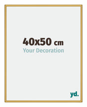 New York Alluminio Cornice 40x50cm Oro Lucido Davanti Dimensione | Yourdecoration.it