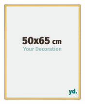 New York Alluminio Cornice 50x65cm Oro Lucido Davanti Dimensione | Yourdecoration.it