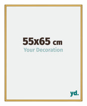 New York Alluminio Cornice 55x65cm Oro Lucido Davanti Dimensione | Yourdecoration.it