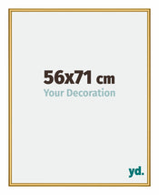 New York Alluminio Cornice 56x71cm Oro Lucido Davanti Dimensione | Yourdecoration.it