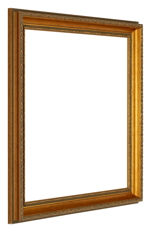 Oxford Legna Cornice 20x20cm Oro Antico Davanti Obliquo | Yourdecoration.it