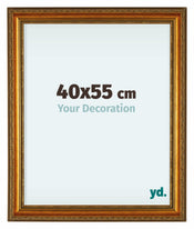 Oxford Legna Cornice 40x55cm Oro Antico Davanti Dimensione | Yourdecoration.it