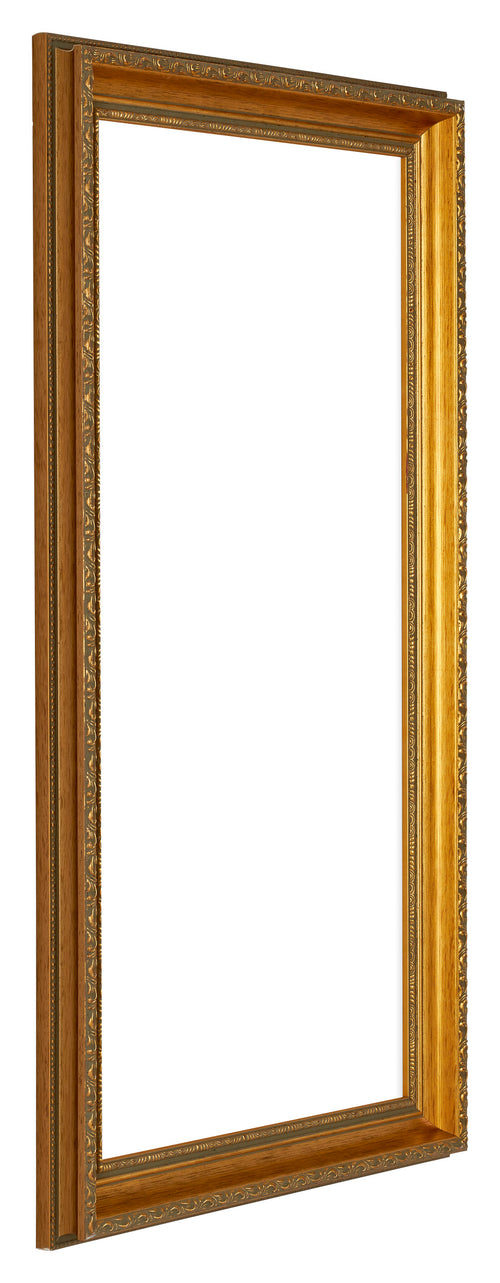 Oxford Legna Cornice 40x80cm Oro Antico Davanti Obliquo | Yourdecoration.it