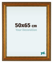 Oxford Legna Cornice 50x65cm Oro Antico Davanti Dimensione | Yourdecoration.it