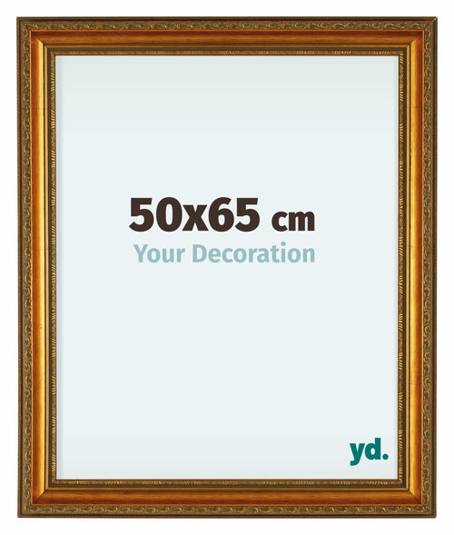 Oxford Legna Cornice 50x65cm Oro Antico Davanti Dimensione | Yourdecoration.it